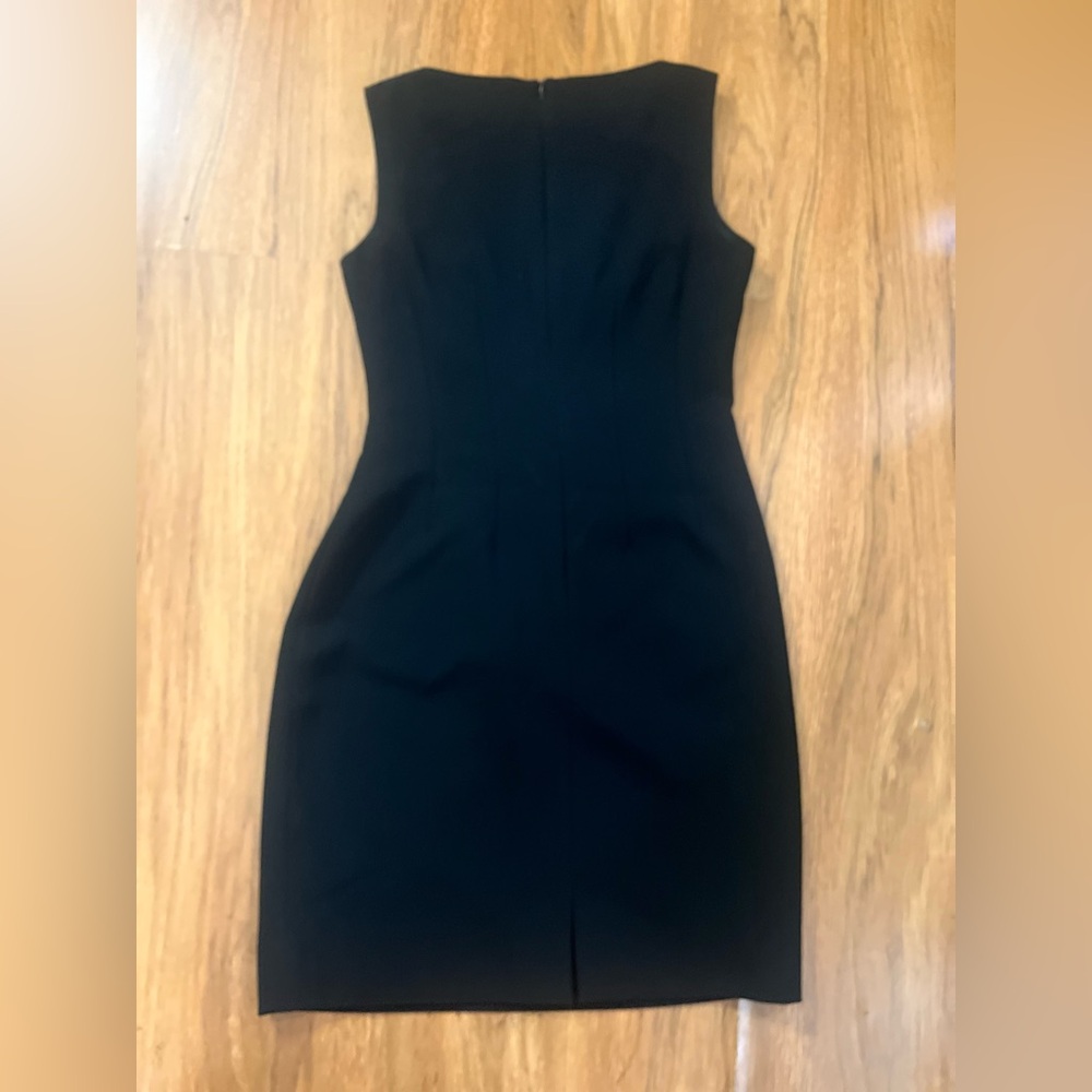 Anne Klein Black Ruched Mini Dress - Picture 4 of 6
